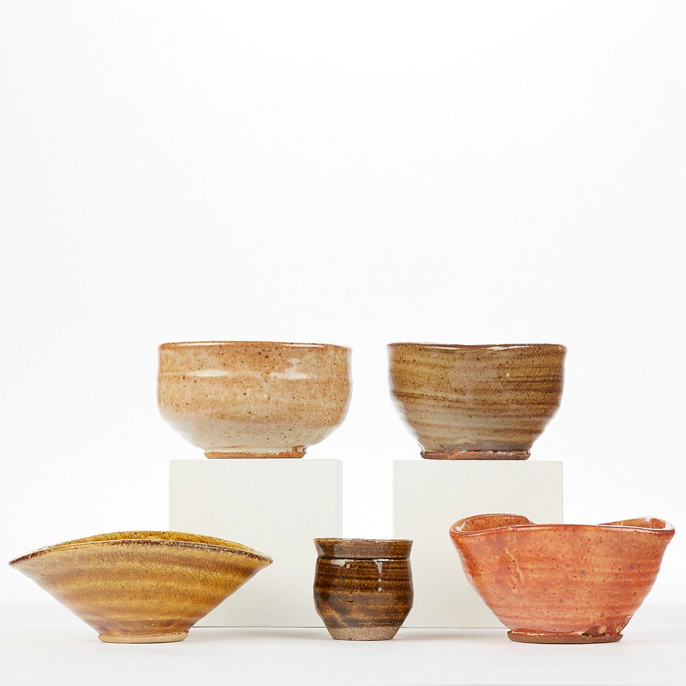 Appraisal: Grp Warren MacKenzie Studio Pottery Vessels Warren MacKenzie - Group