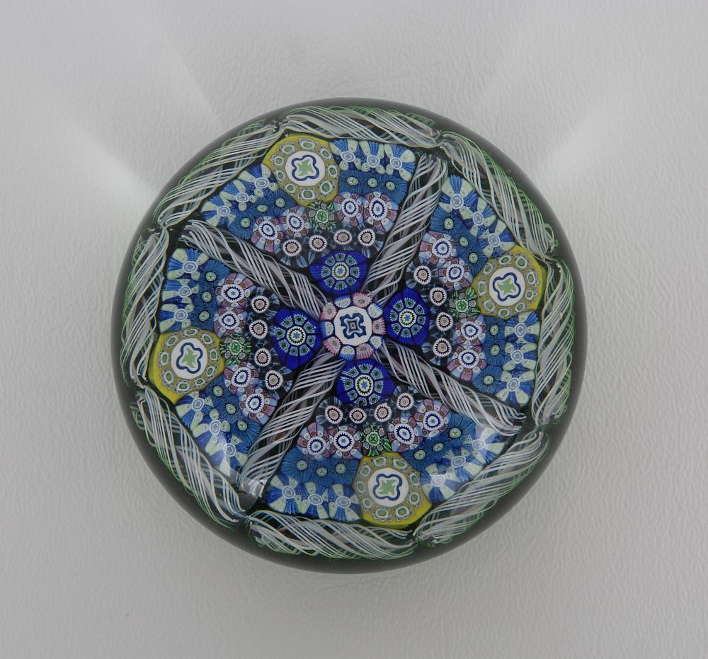 Appraisal: Glass Perthshire Paperweight Glass Perthshire Paperweight Marked on bottom Condition