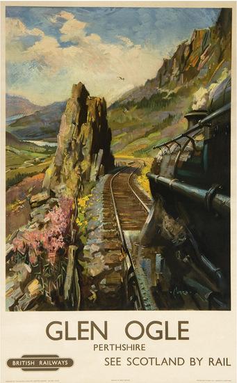 Appraisal: CUNEO TerenceGLEN OGLE British Railways lithograph in colours c condition