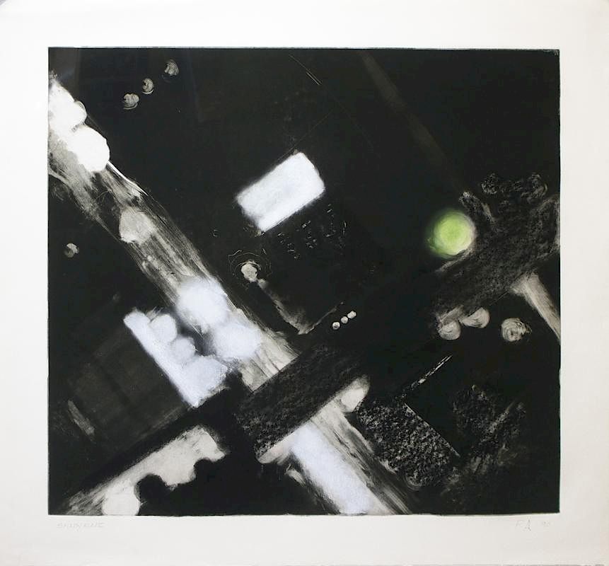 Appraisal: Peter Alexander Born Peter Alexander Born Shady Glade Unique monoprint