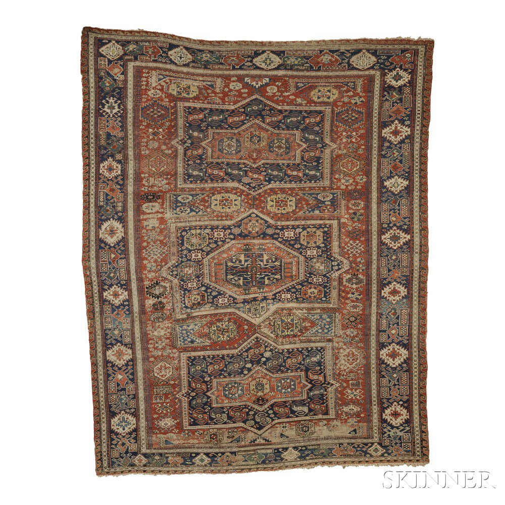 Appraisal: Soumak Rug Northeast Caucasus late th century the brick red