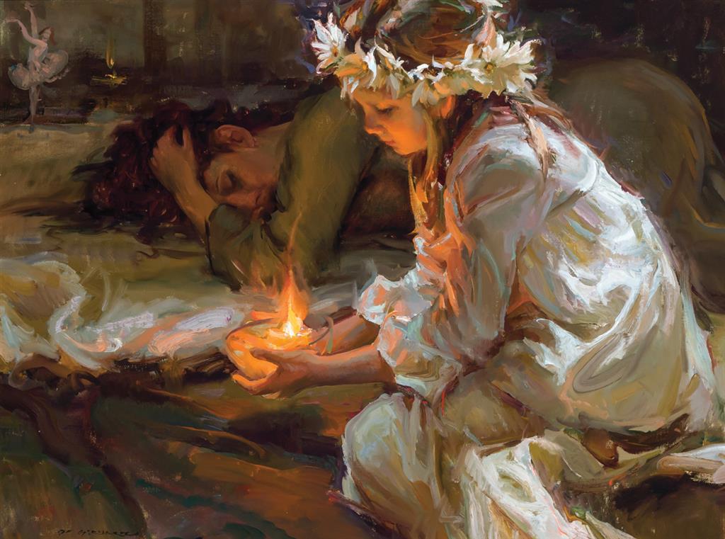 Appraisal: DANIEL F GERHARTZ American b Dawn of Hope oil on