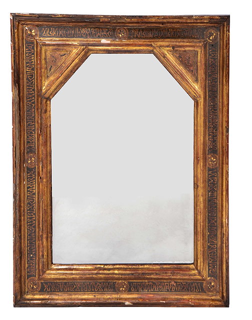 Appraisal: Florentine picture framewith later mirror th th Century cm x