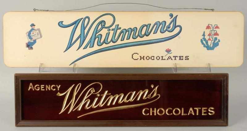 Appraisal: Lot of Whitman Chocolate Advertising Pieces Description Includes reverse on