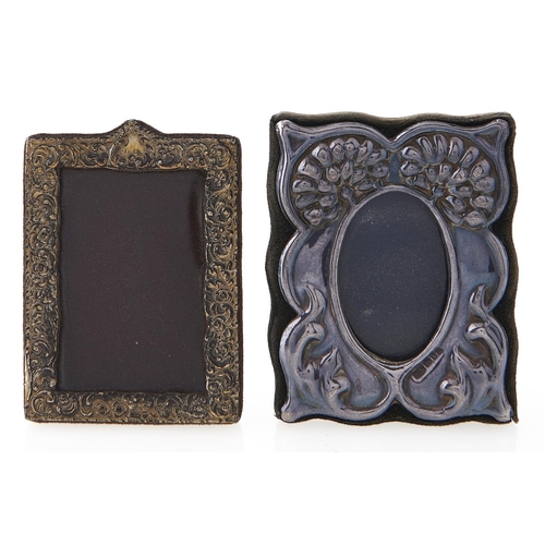 Appraisal: An Elizabeth II miniature silver photograph frame mm h London