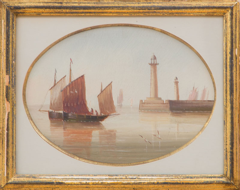 Appraisal: EDWARD KING REDMORE - SIX MARITIME SCENES Six oil on