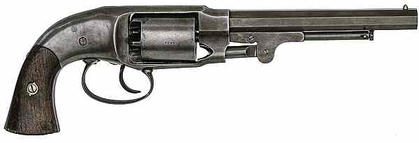 Appraisal: C S Pettengill Army Percussion Revolver cal octagonal barrel S