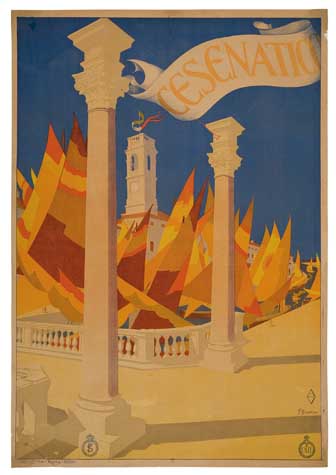 Appraisal: VARIOUS ARTISTS ITALY Two travel posters Circa Each approximately x