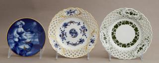 Appraisal: Three Pieces of Meissen Porcelain th c consis Three Pieces