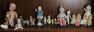 Appraisal: Japanese bisque dolls lot of Japanese dolls including Nippon composition