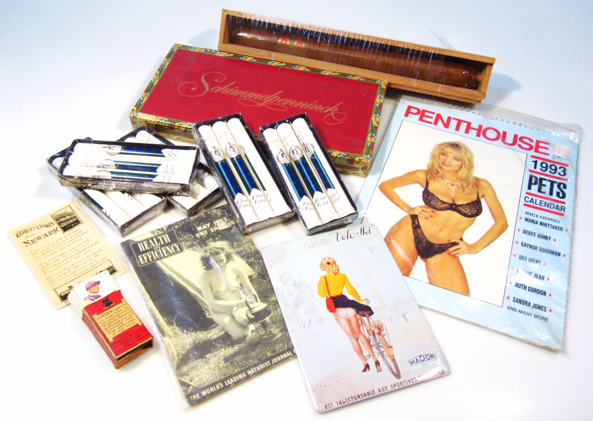 Appraisal: Various ephemera pornography etc to include Penthouse Health and Efficiency