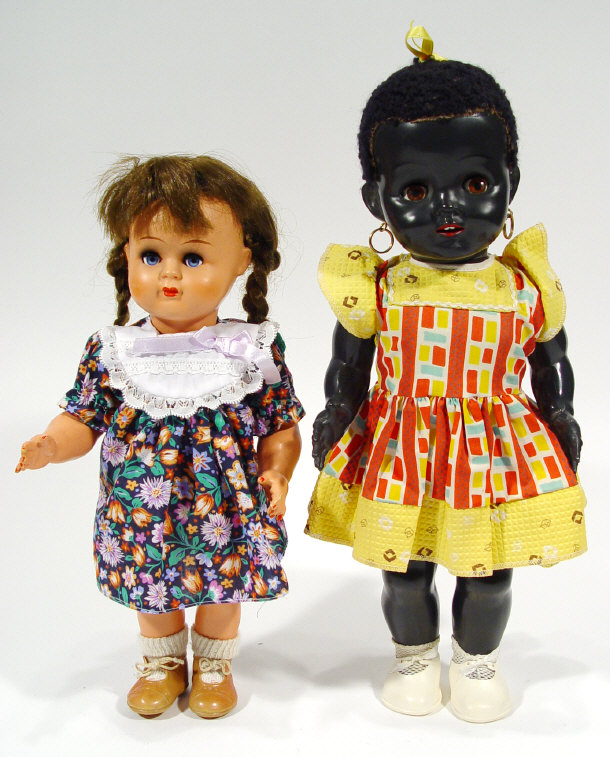 Appraisal: Black Pedigree composite doll with open and close eyes open