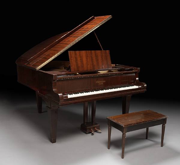 Appraisal: A Gaveau mahogany grand piano no length ft in m