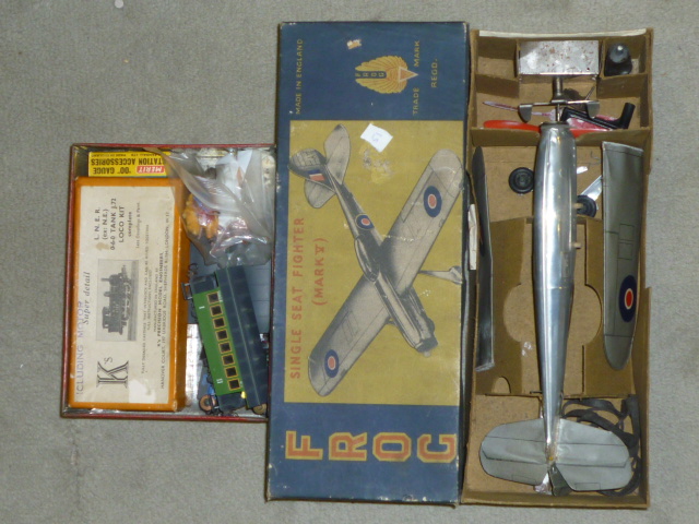 Appraisal: A Frog Single Seat Fighter aluminium and plastic in box