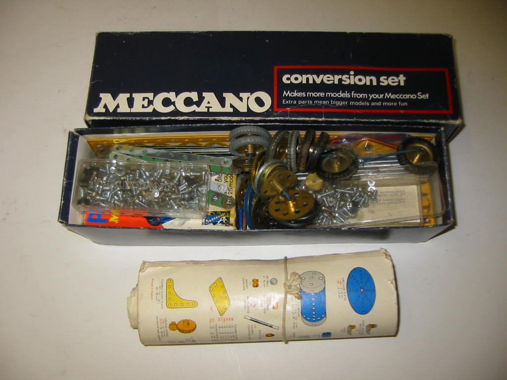 Appraisal: A Meccano X Conversion Set with blue yellow and green