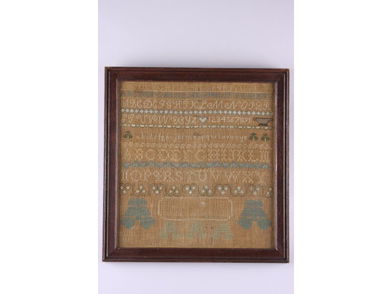 Appraisal: American Sampler New England th c worked by Hanna Giddings