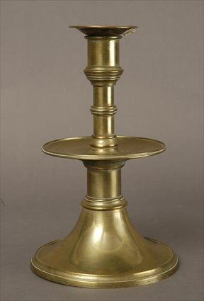 Appraisal: Large Brass Candlestick in in diam