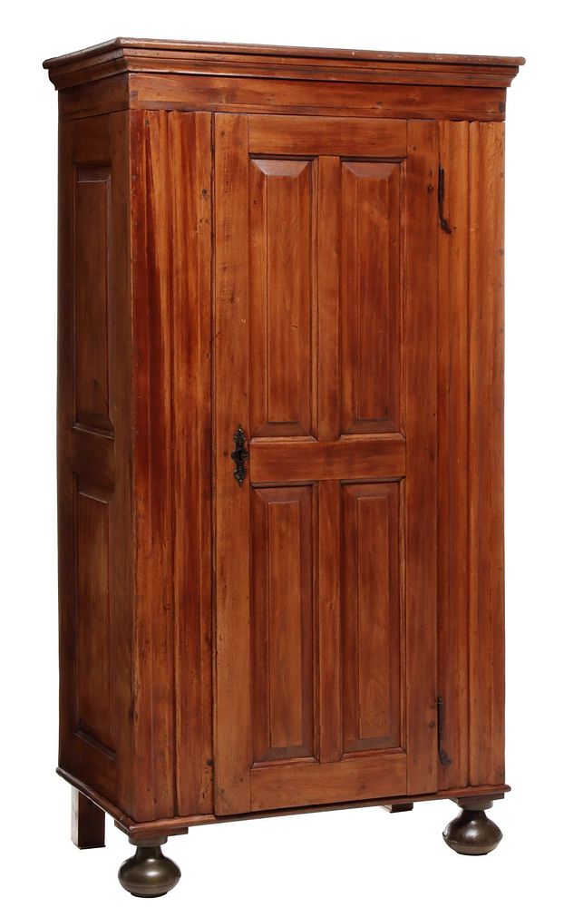 Appraisal: A CIRCA CONTINENTAL FRUITWOOD ONE DOOR CABINET The handsome one