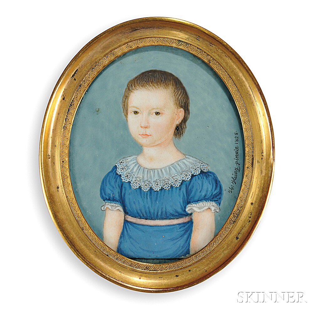 Appraisal: Probably German School Early th Century Portrait of a Girl