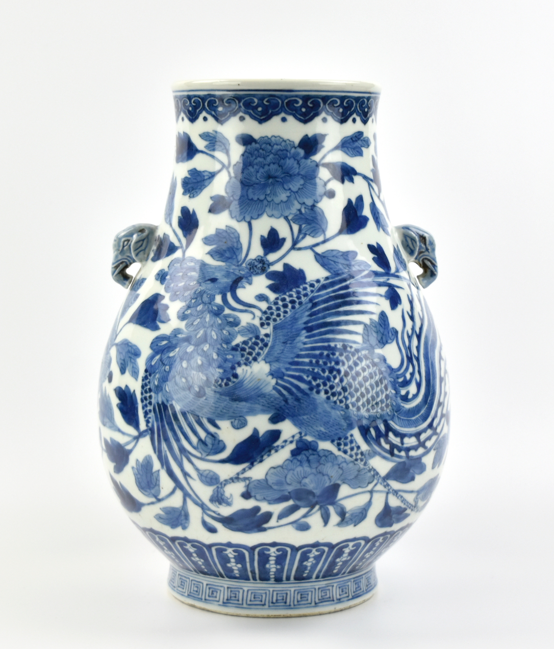 Appraisal: Chinese th C a blue and white vase of baluster