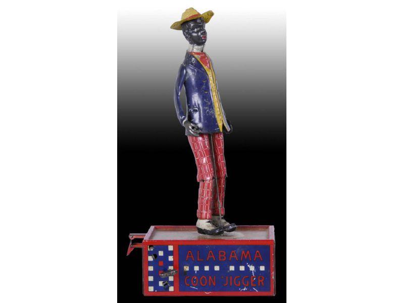 Appraisal: German Tin Wind-Up Lehmann Alabama Roof Dancing To Description ''