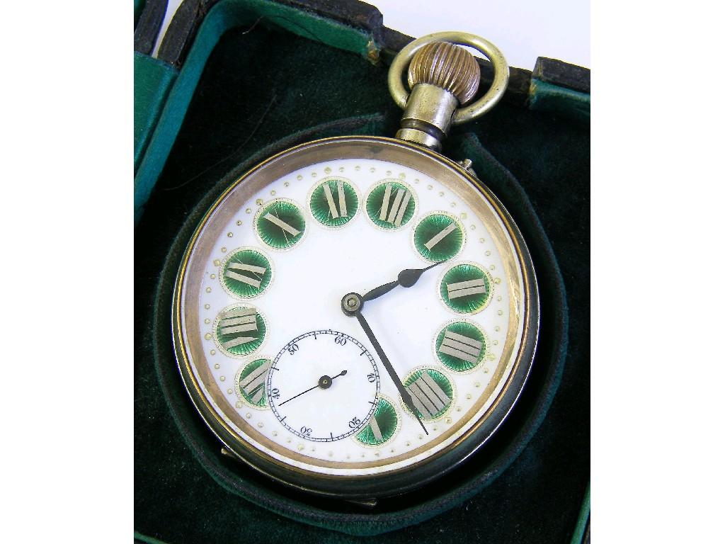 Appraisal: ct Swiss lever pocket watch hallmarked Chester gm mm