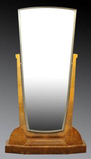 Appraisal: Jules Leleu - French Art Deco 'Psyche' floor standing cheval