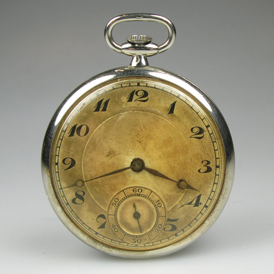 Appraisal: Swiss Thin Dress Openface Pocket Watch circa mm jewel movement