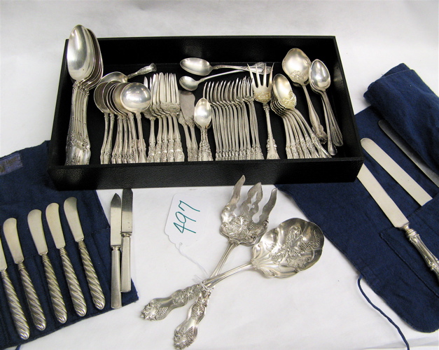 Appraisal: A GROUP OF 'S SILVER PLATED FLATWARE pieces - including