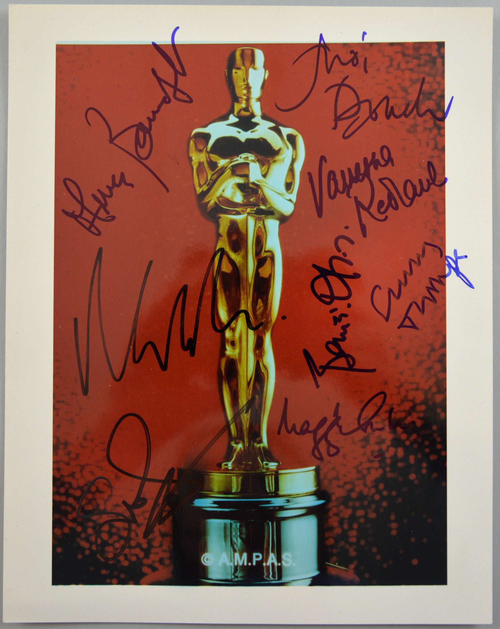 Appraisal: Oscars Actors Actresses colour signed x photograph including Vanessa Redgrave