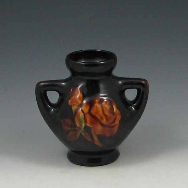 Appraisal: J W McCoy Rosewood Vase unmarked ''h excellent condition