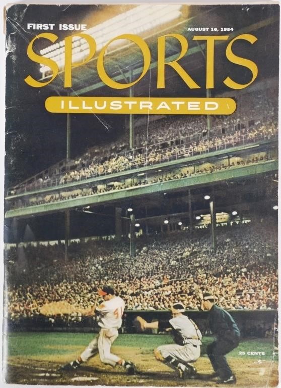 Appraisal: FIRST ISSUE SPORTS ILLUSTRATED MAGAZINE Sports Illustrated first issue Baseball