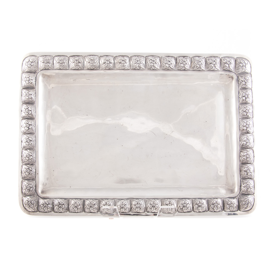 Appraisal: Mexican sterling rectangular platter by Sanborns rectangular sterling silver platter