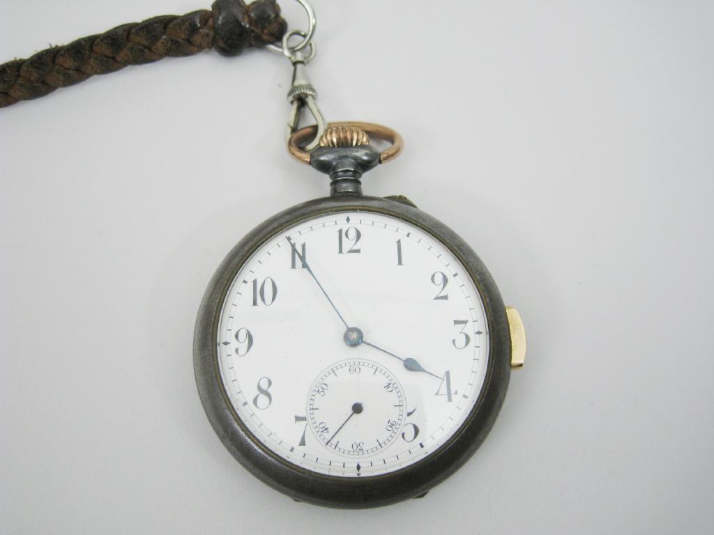 Appraisal: A th Century Pocket Watch with white enamel dial and