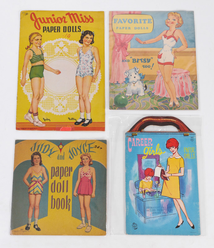 Appraisal: COLLECTION OF VINTAGE PAPER DOLL BOOKS Approx assorted paper dolls