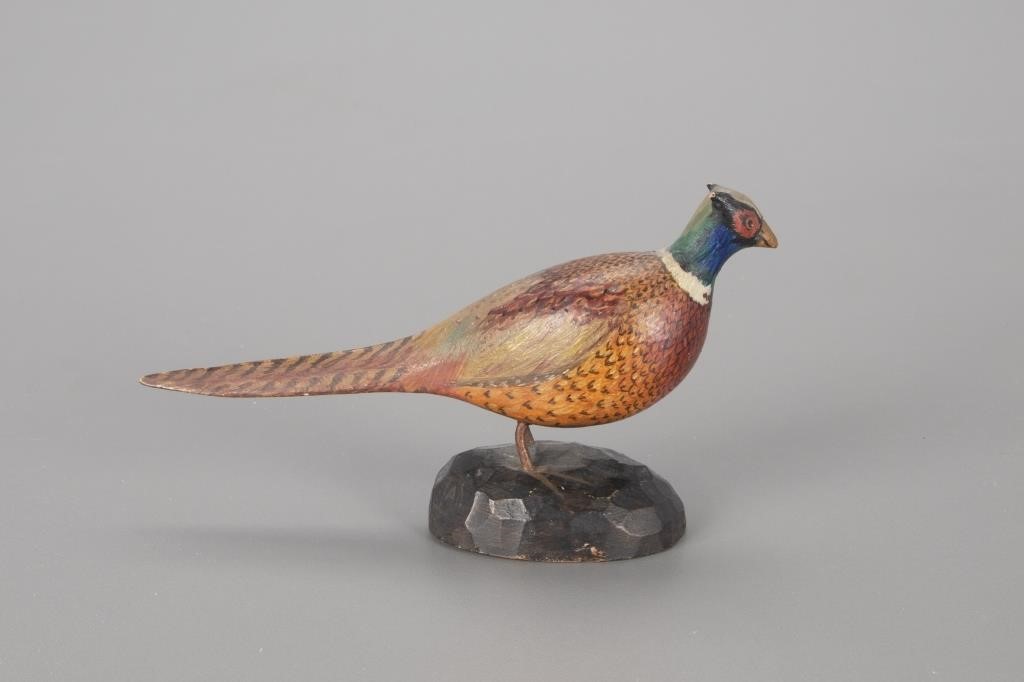 Appraisal: MINIATURE RING-NECKED PHEASANT Albert J Dittman - Williamstown MA c