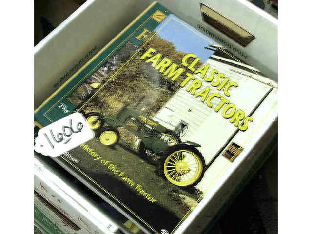 Appraisal: Box lot of Farm tractor books Estimate -