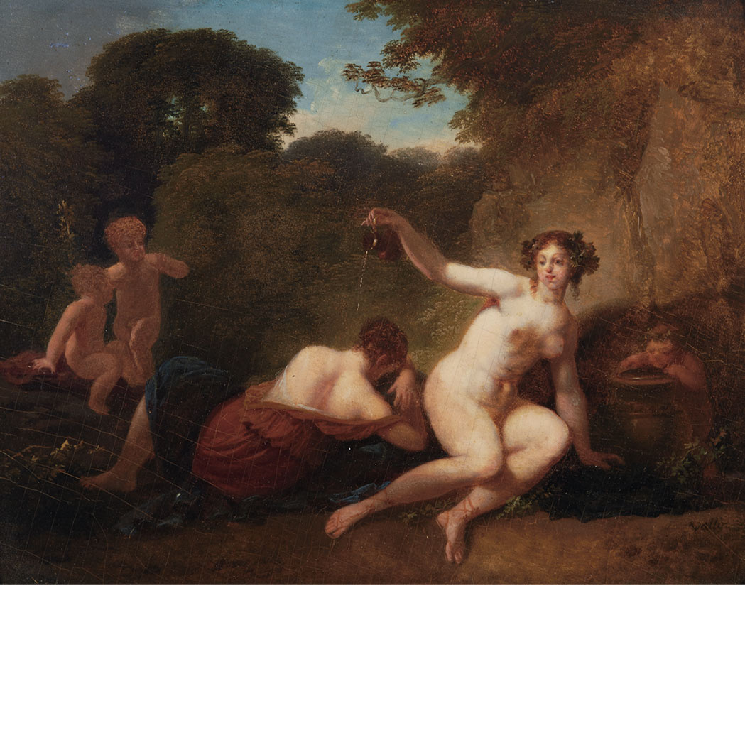 Appraisal: Jacques-Antoine Vallin French ca -after Two Maenads with Putti in