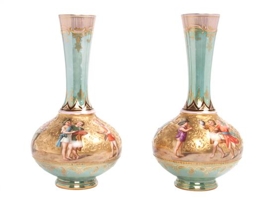 Appraisal: Sale Lot A Pair of Royal Vienna Style Porcelain Vases