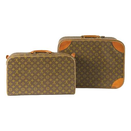 Appraisal: Louis Vuitton Monogram Toile Hat Box and Travel Case Estimate