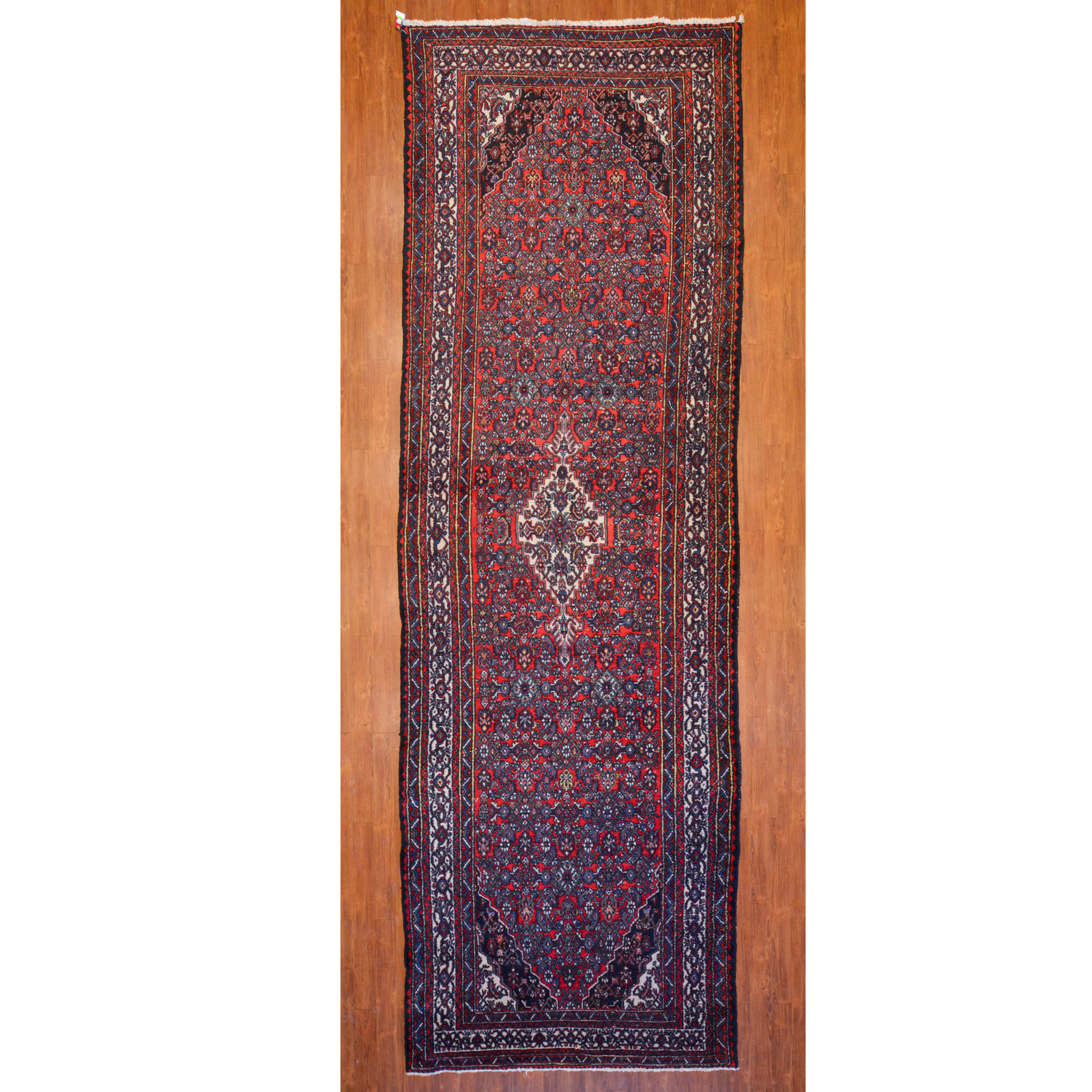 Appraisal: HAMADAN CORRIDOR RUG PERSIA X Third quarter- th century hand-knotted