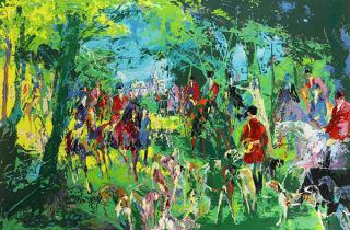 Appraisal: Serigraph LeRoy Neiman LeRoy Neiman American - Chateau Hunt serigraph