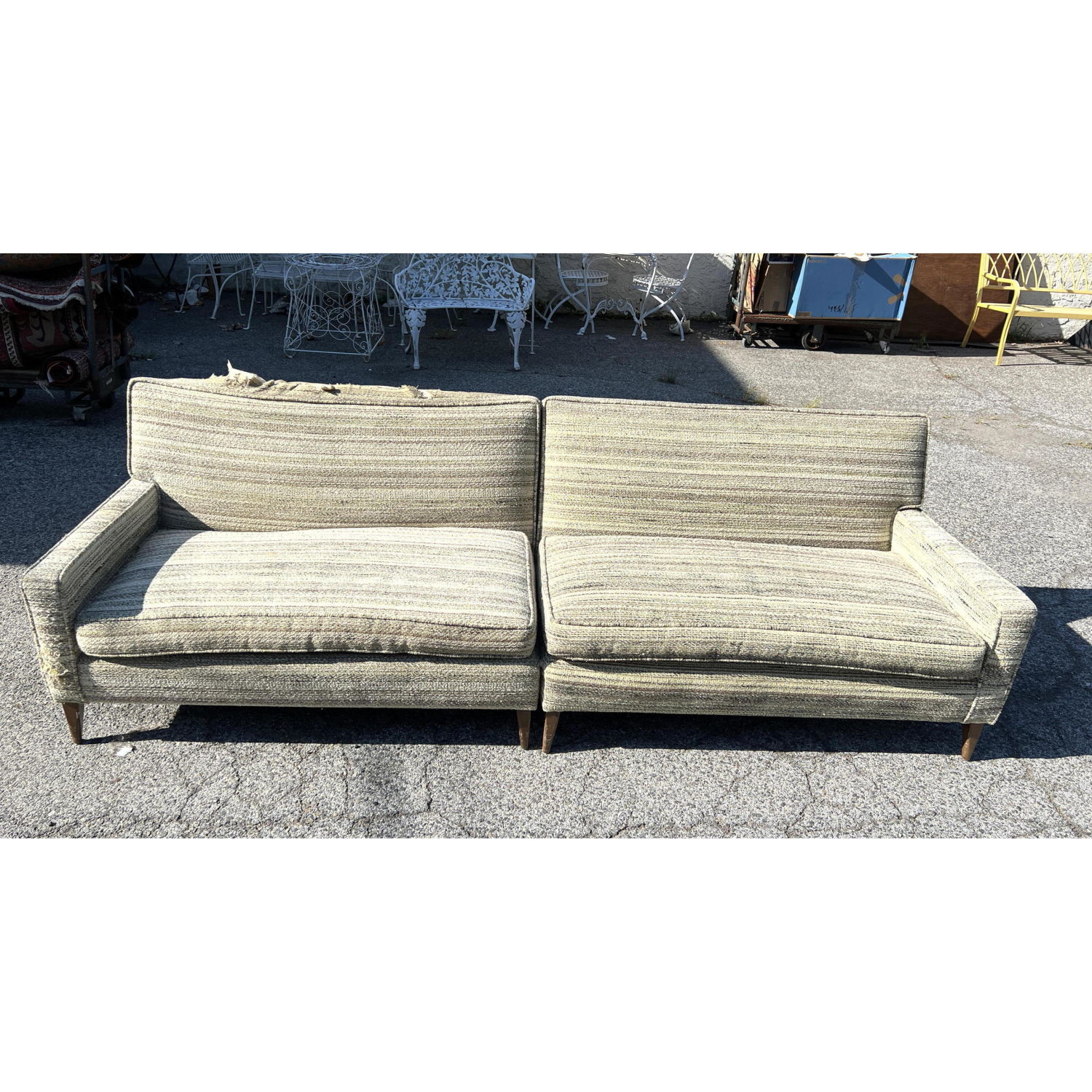 Appraisal: Paul McCobb pc sectional Sofa Couch Dimensions H inches W