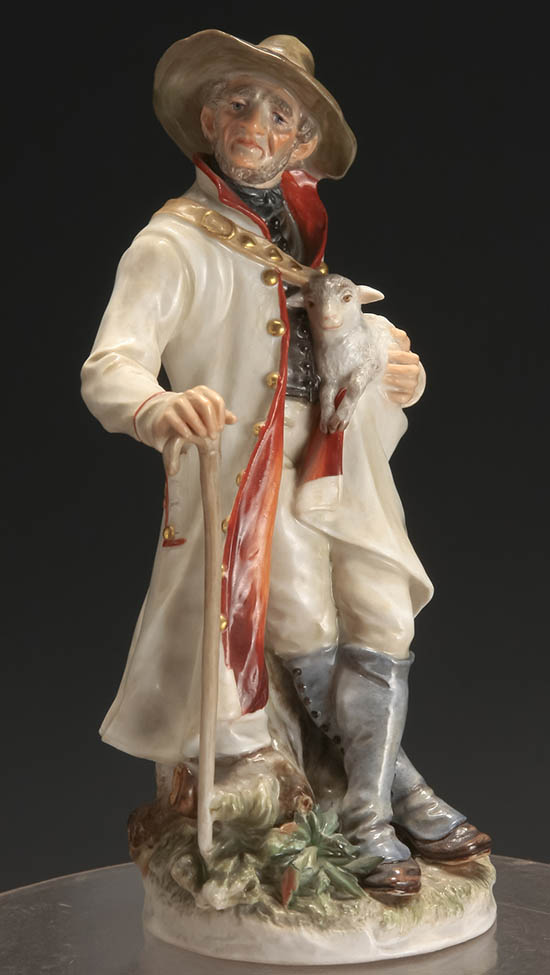 Appraisal: Lot Property of Various Owners Meissen Figure of a Braunschweig