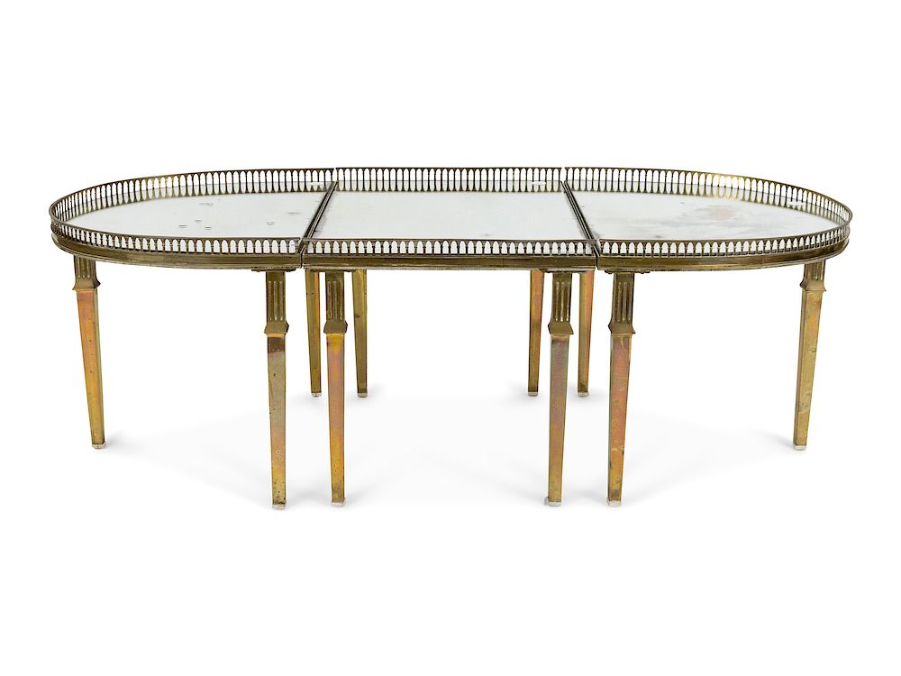 Appraisal: A French Empire Gilt Metal Surtout de Table TH CENTURY