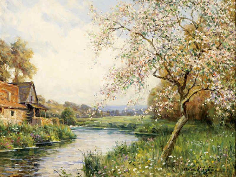 Appraisal: LOUIS ASTON KNIGHT AMERICAN - OLD MILL AT MEPPEVILLE OLD