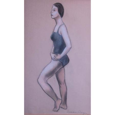 Appraisal: Isaac Soyer American - Dancer Estimate nbsp nbsp nbsp -