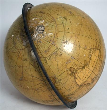 Appraisal: An mid th century terrestrial globe By James Kirkwood Son