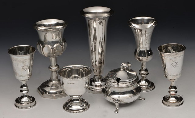 Appraisal: A COLLECTION OF MISCELLANEOUS SILVER AND WHITE METAL WARES comprising