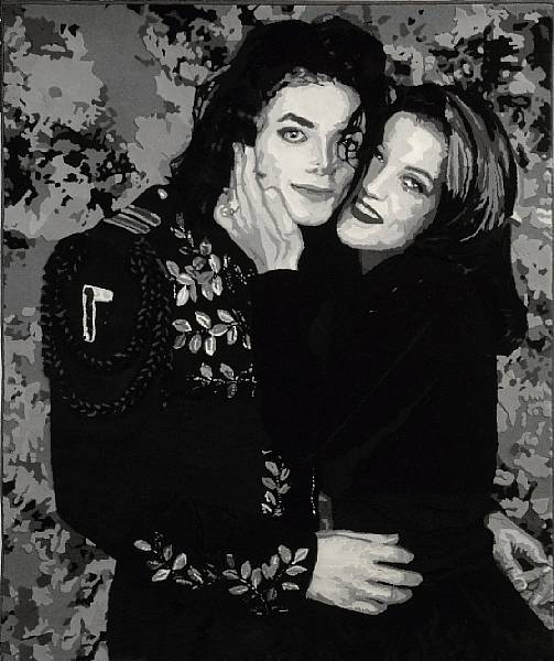 Appraisal: A Michael Jackson and Lisa Marie Presley enormous customized area